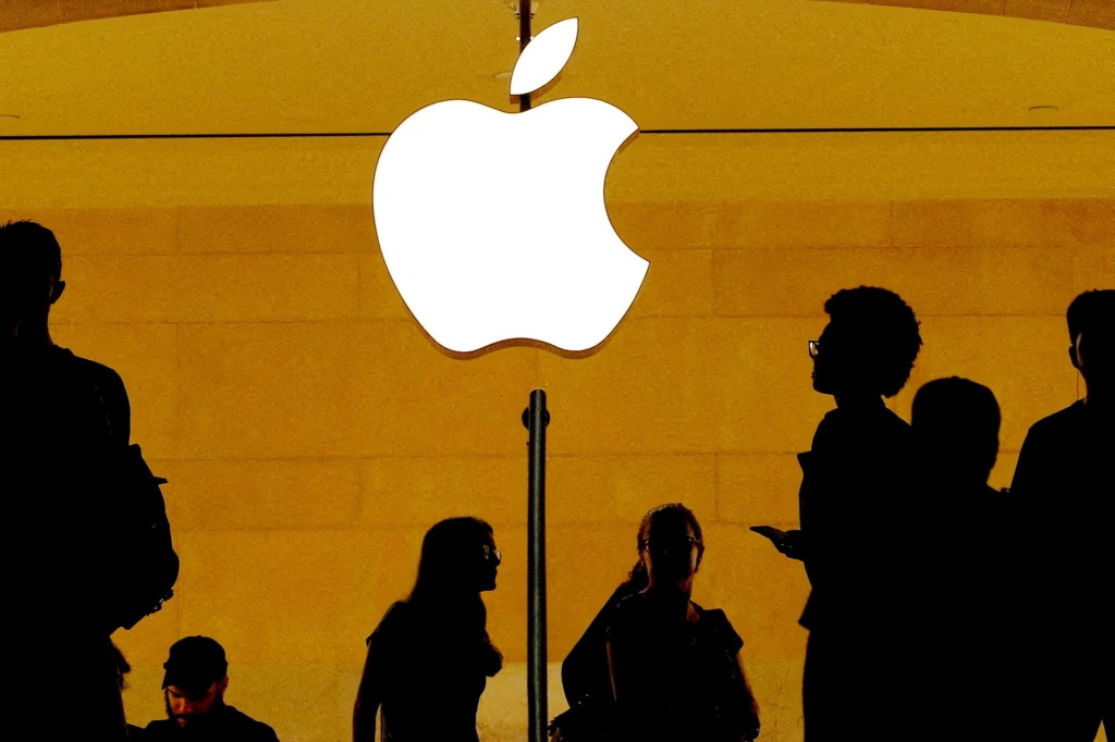 The outside of an Apple store