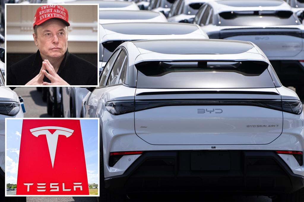 China's byd car giant presents great threat to Tesla and Big 3 of Detroit - and fees can make it worse