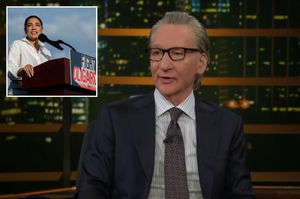 Bill Maher says AOC should not be democratic nominated in 2028 despite the last hype