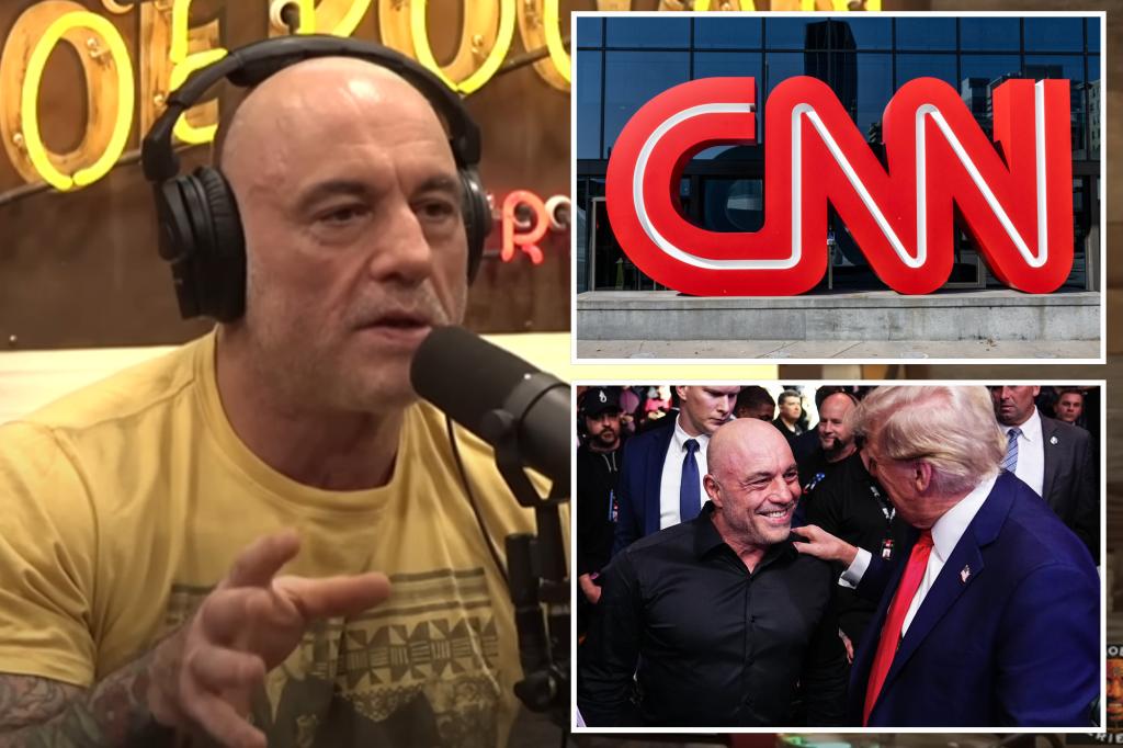 Joe Rogan Slams cnn for 'Morons by force feed me' instead of delivering news