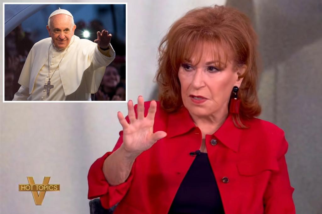'The View' co-perpetrator Joy Behar worries Pope Francis will be replaced by a 'conservative boy'