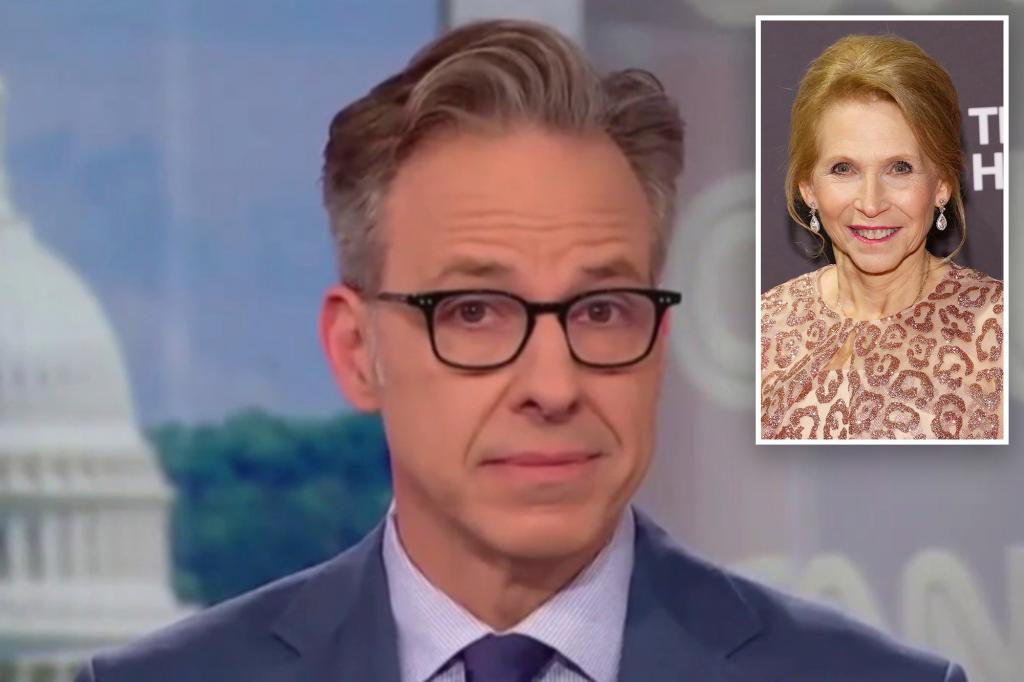 Jake Tapper Ripper of CNN Owner Paramount Shari Redstone while CBS fights legal battle of high interest with Trump