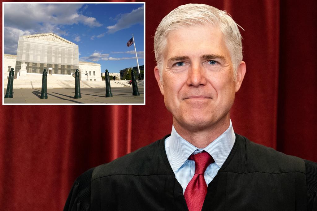 Neil Gorsuch rebuked the Supreme Court trial in a rare, on exchange: 'I haven't finished'