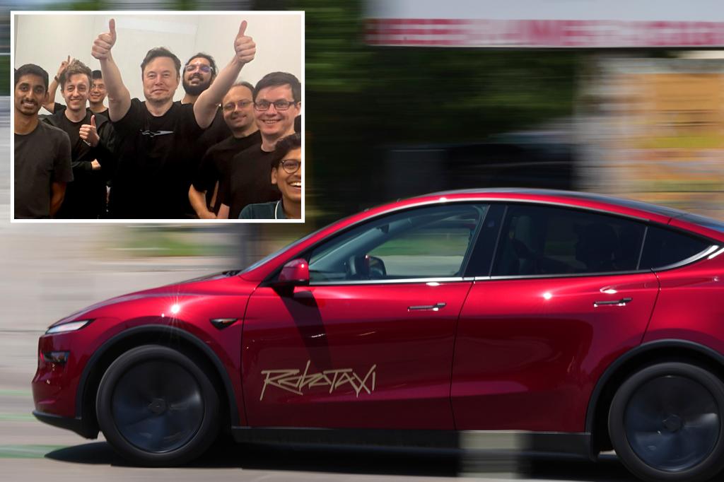Tesla shares pop 10% like Elon Musk Touts 'Success' Robotaxi Test Starting in Texas