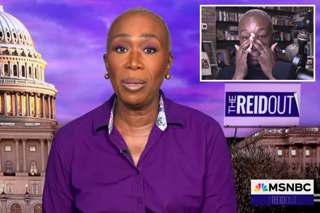 Joy Reid claims that MSNBC rested it without warning, speculating its coverage for Trump, Gaza led to crash