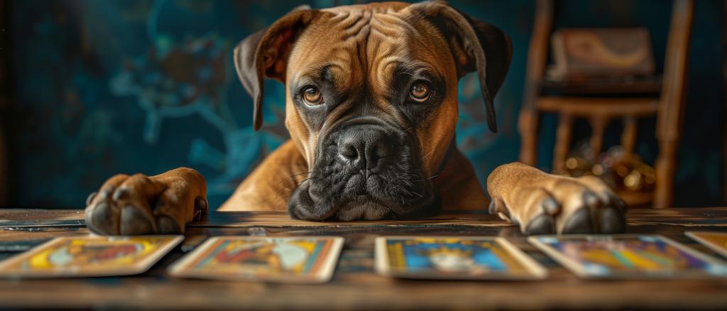What are dogs and cats thinking when they look at us? A pet reading in tarot can give answers